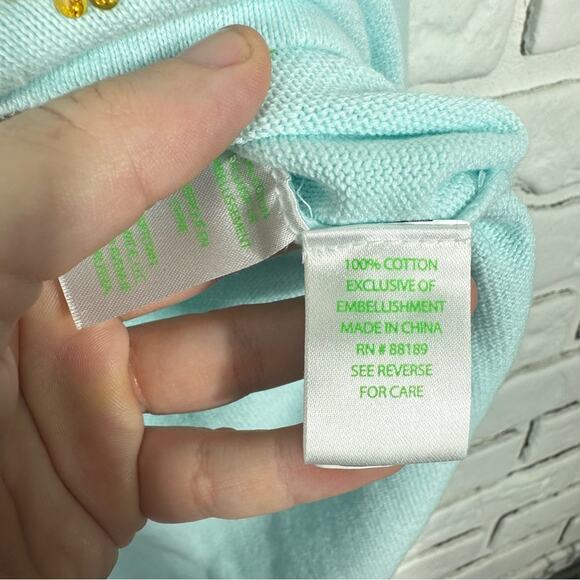 Lilly Pulitzer Caralynn Pineapple Sequin Sweater Size XS - Picture 6 of 11